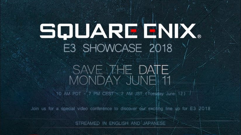 Square Enix has announced its own E3 2018 showcase