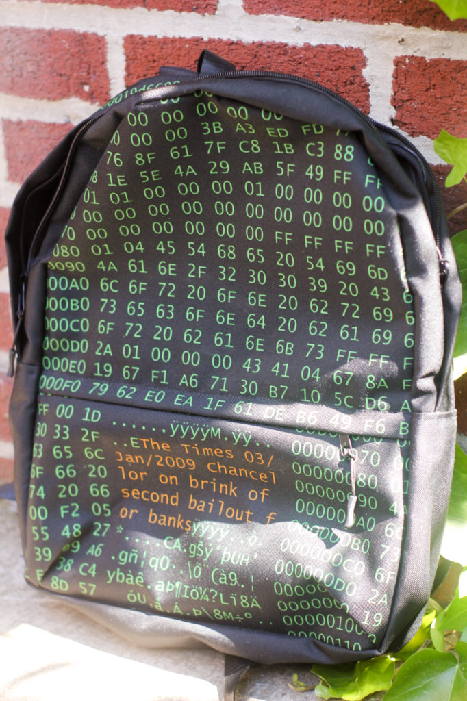 Bag Week 2018: The Bitcoin Genesis Block backpack will centralize your belongings