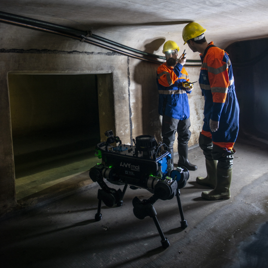 Watch the ANYmal quadrupedal robot go for an adventure in the sewers of Zurich