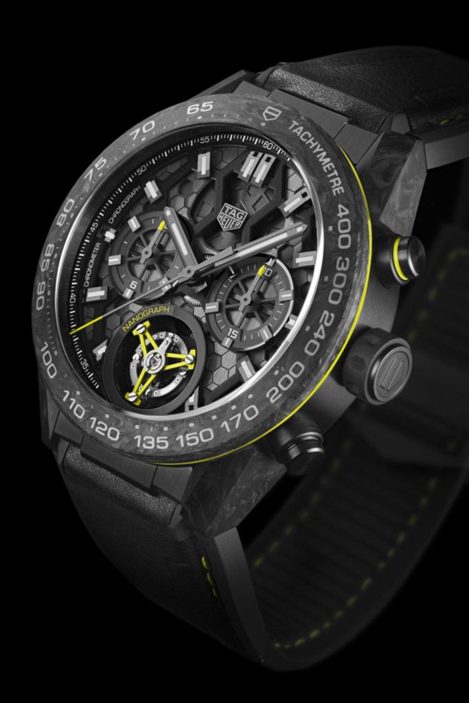 The new TAG Heuer Carrera Calibre Tourbillon Nanograph is a lot of buzzwords in a beautiful package