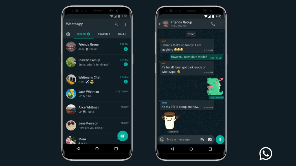 WhatsApp dark mode is finally here for everyone