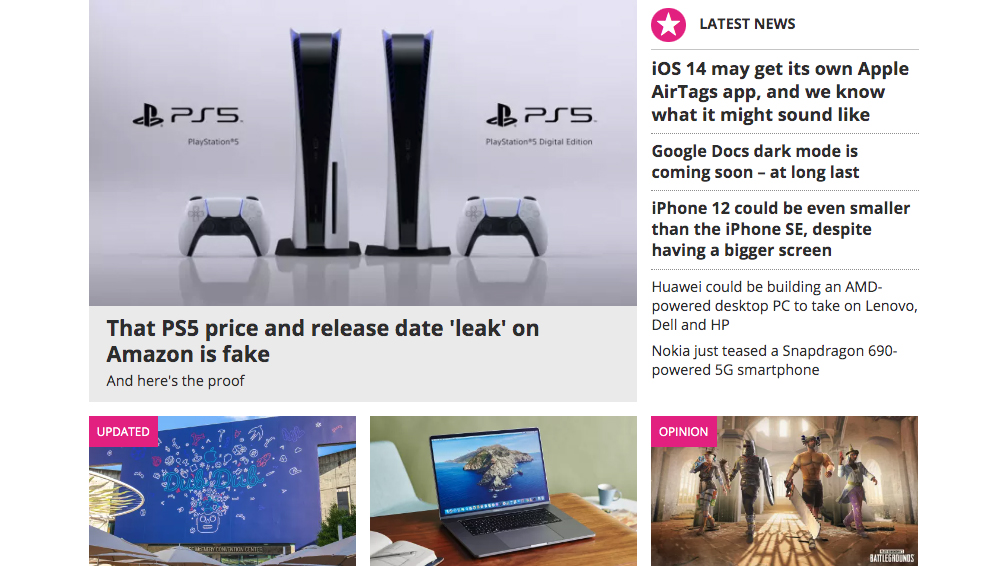 Sign up for the TechRadar newsletter