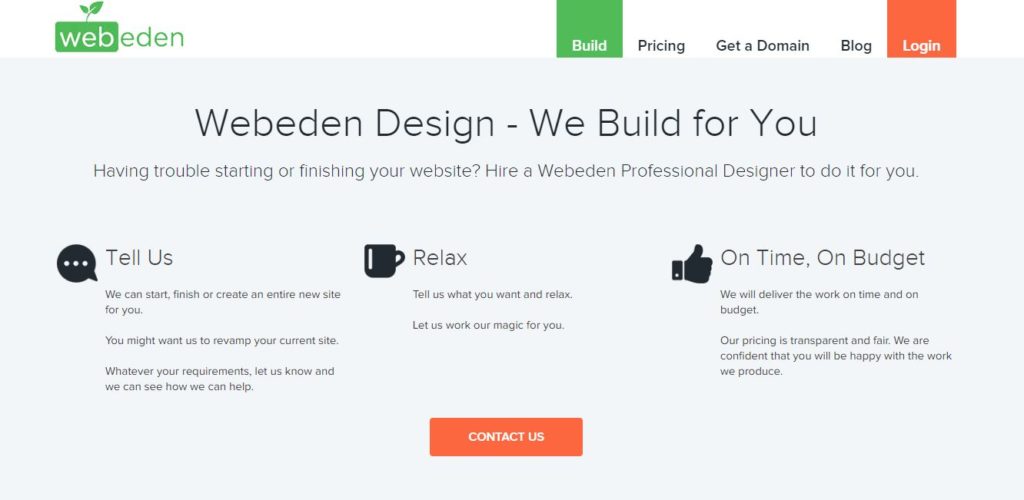 WebEden website builder