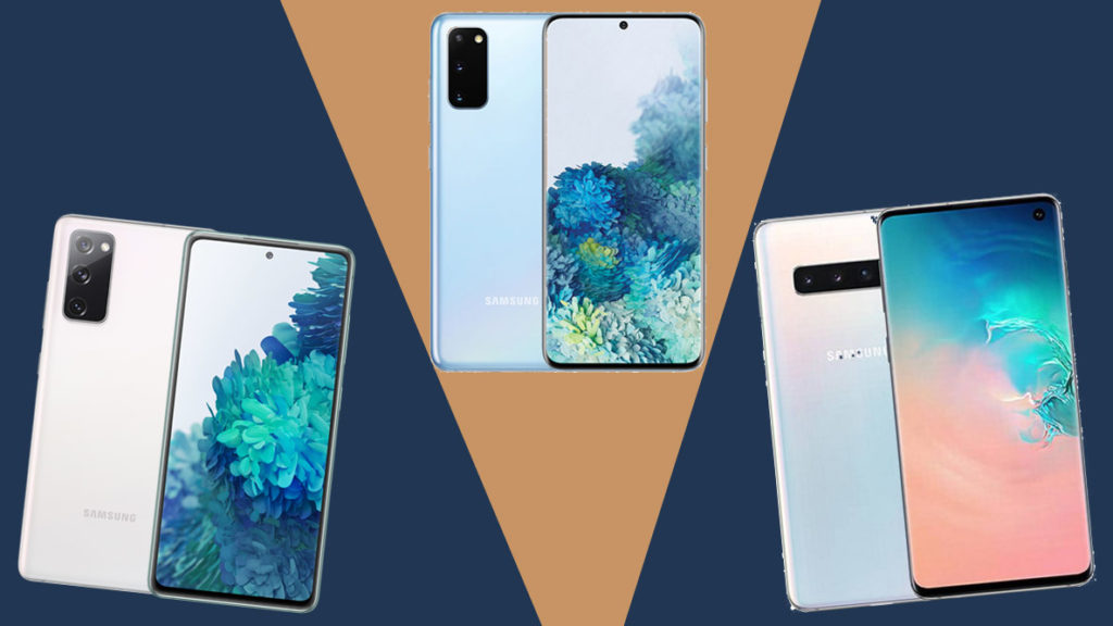 Samsung Galaxy S20 Fan Edition vs Galaxy S20 vs Galaxy S10