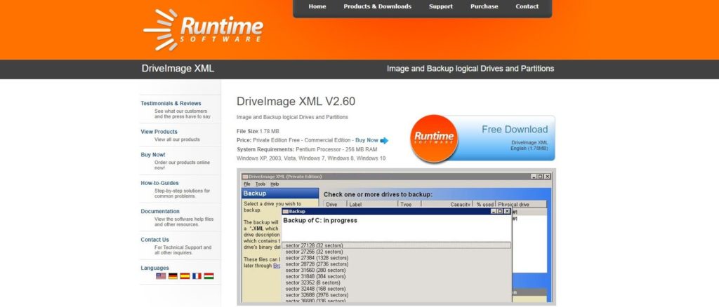 DriveImage XML