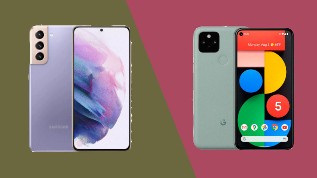Samsung Galaxy S21 vs Google Pixel 5: pay less for your flagship Android phone
