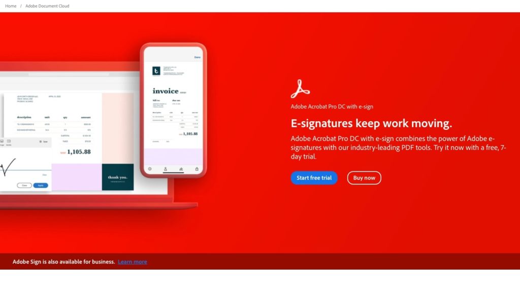 Download Sign: How to try Adobe Sign for free or with Document Cloud