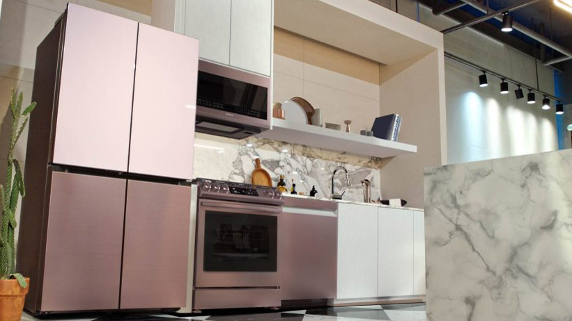 Samsung Bespoke Refrigerators let you customize the color of your appliance - but would you want to?