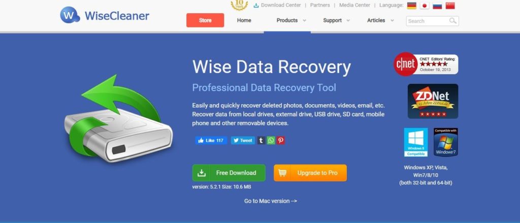 Wise Data Recovery Free