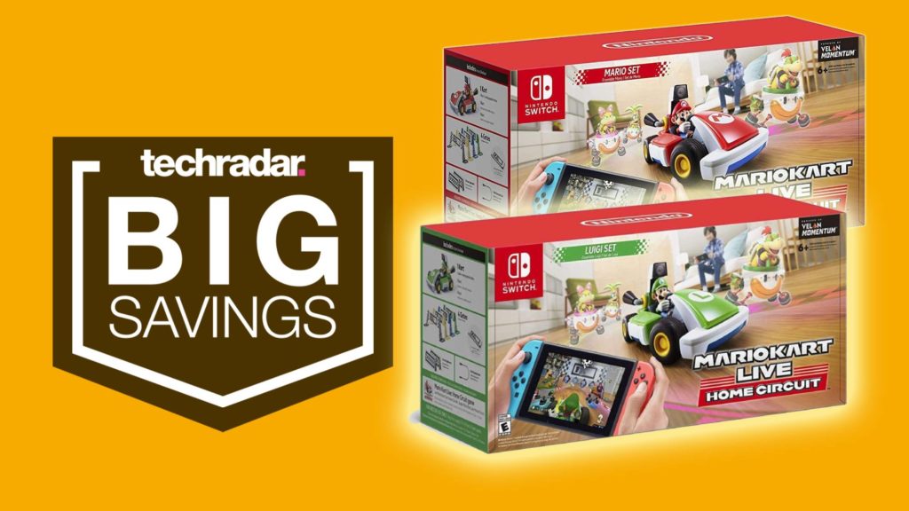 Mario or Luigi? Pick your favorite in this Mario Kart Live: Home Circuit gaming deal