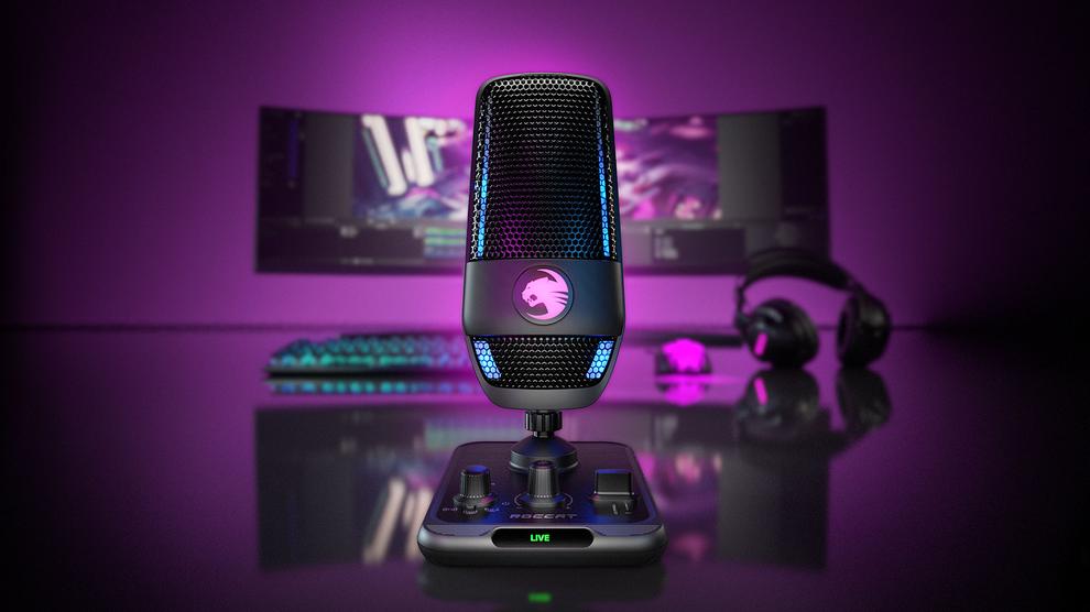 The Roccat Torch USB Mic might finally solve a huge issue for streamers