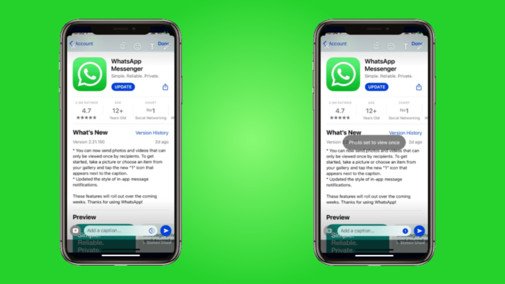 How to make your WhatsApp images and videos disappear