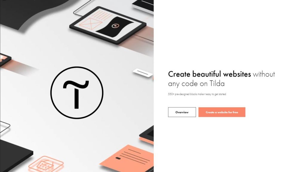 Tilda website builder