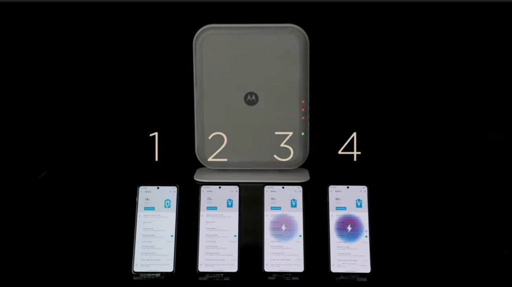 Motorola 'Space Charging' video shows it over-the-air recharging 4 phones at once