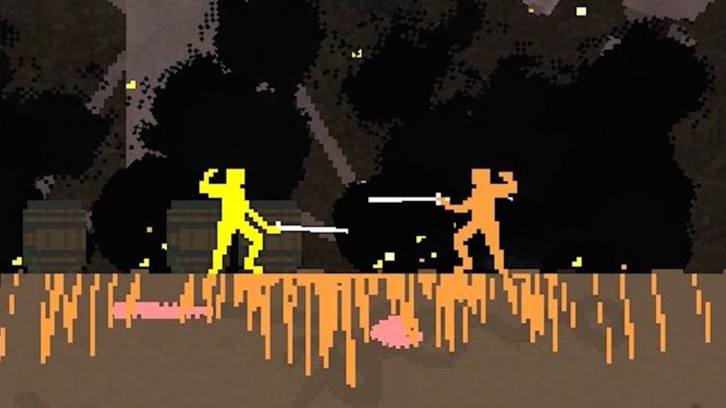 The best fighting game of all time, Nidhogg, just got a major update 7 years after launch