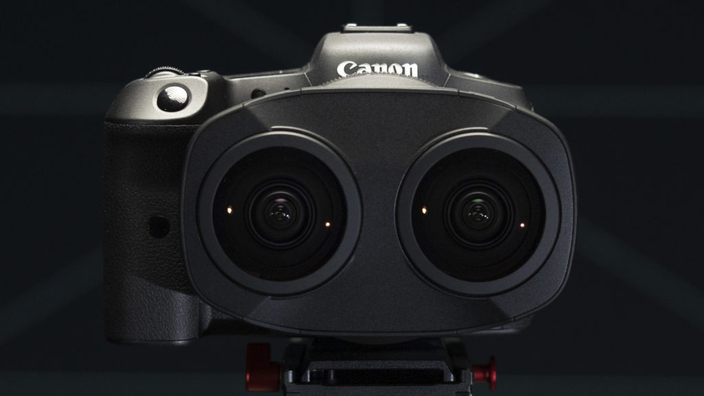 Canon's bizarre new lens lets you shoot VR video with the Canon EOS R5