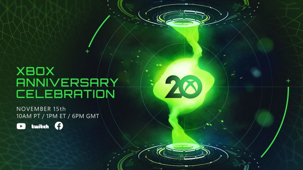 Xbox 20th Anniversary Celebration: how to watch and what to expect