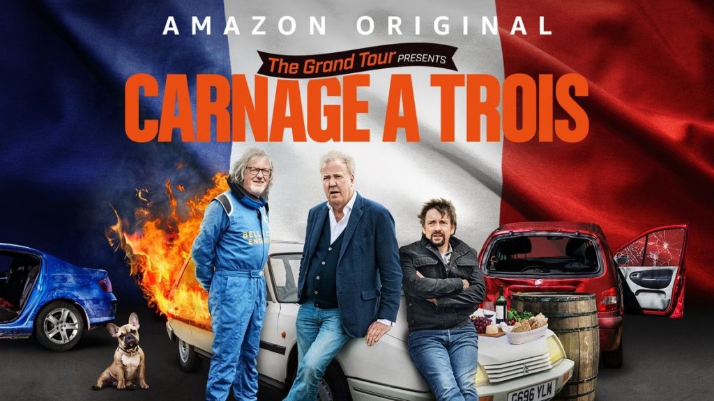 The Grand Tour's Carnage A Trois special has a release date on Amazon Prime Video