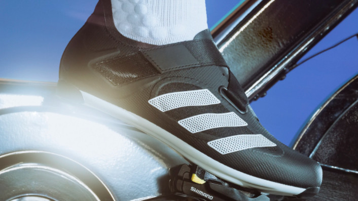 This new Adidas spin shoe is strategically designed to prevent sweaty socks