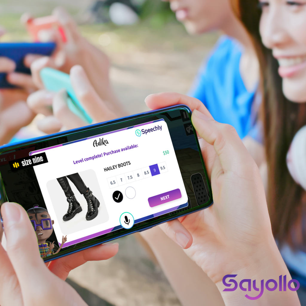 Sayollo, In-Game Ecommerce Platform For Mobile Devices, Announces Partnership With Reactive Voice User Interface API Speechly