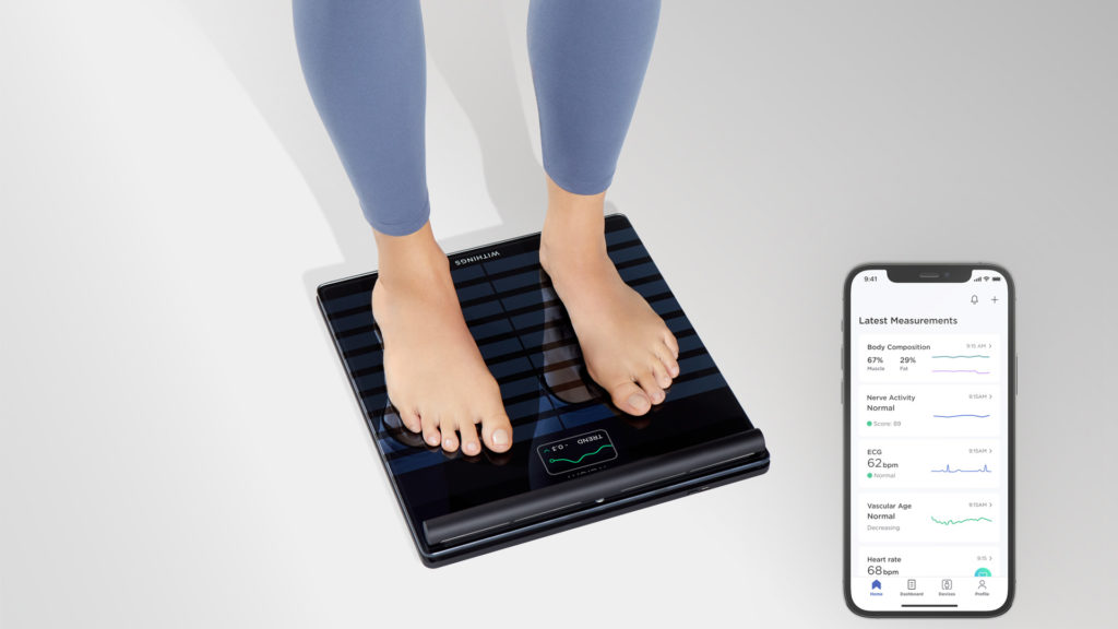 Withings Body Scan scale adds a sensor bar and goes way beyond weight measurement