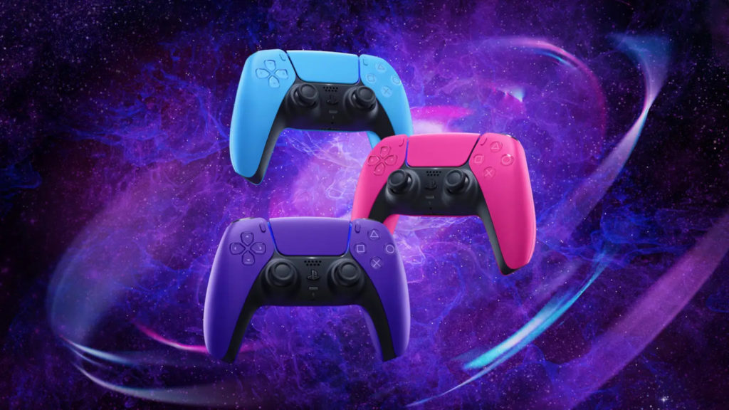 Sony's colorful blue, pink and purple PS5 controllers are now available