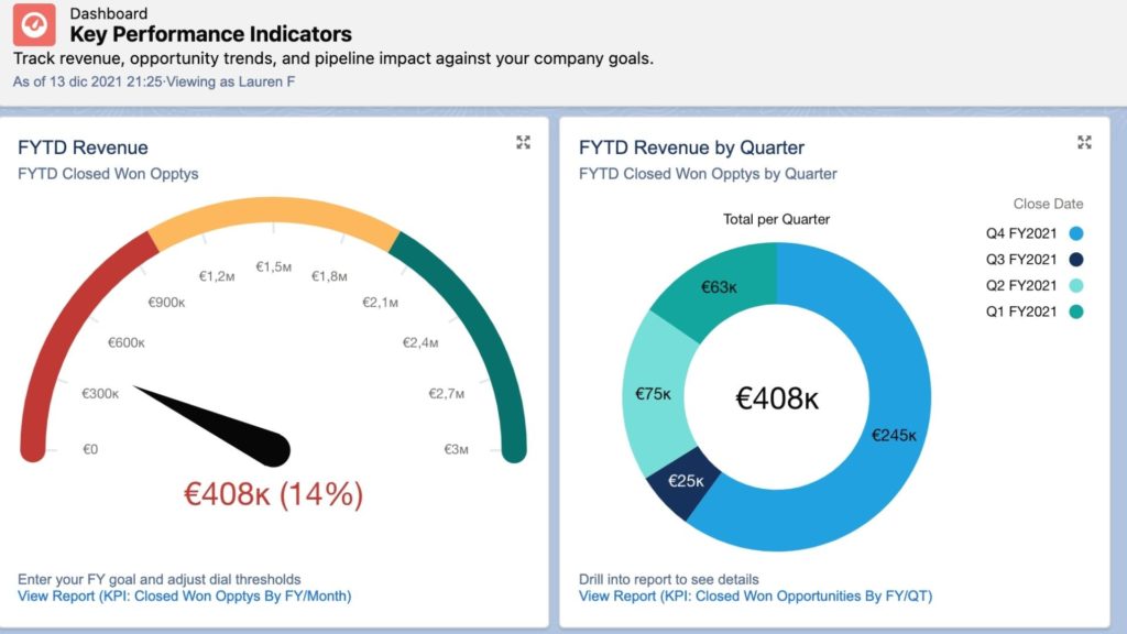 How to export data and create a report in Salesforce