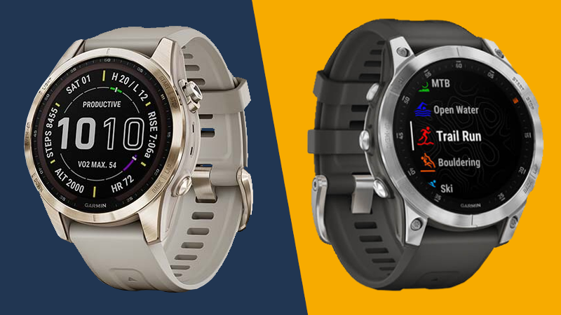 Garmin Fenix 7 vs Garmin Epix: top-tier sports watches compared