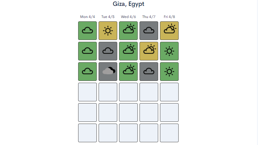 Cloudle is Wordle but for weather forecasting – here’s how to play