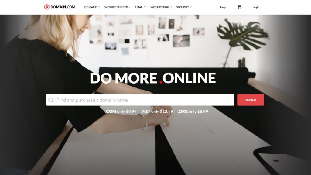 Domain.com domain registration service