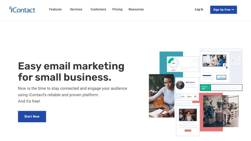 iContact email marketing service