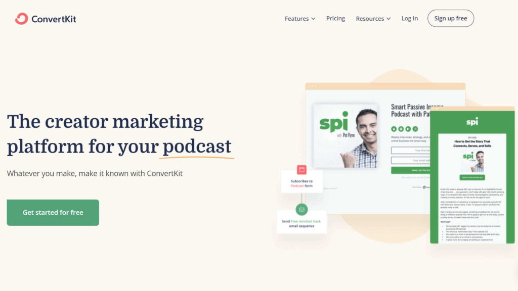 ConvertKit email marketing software