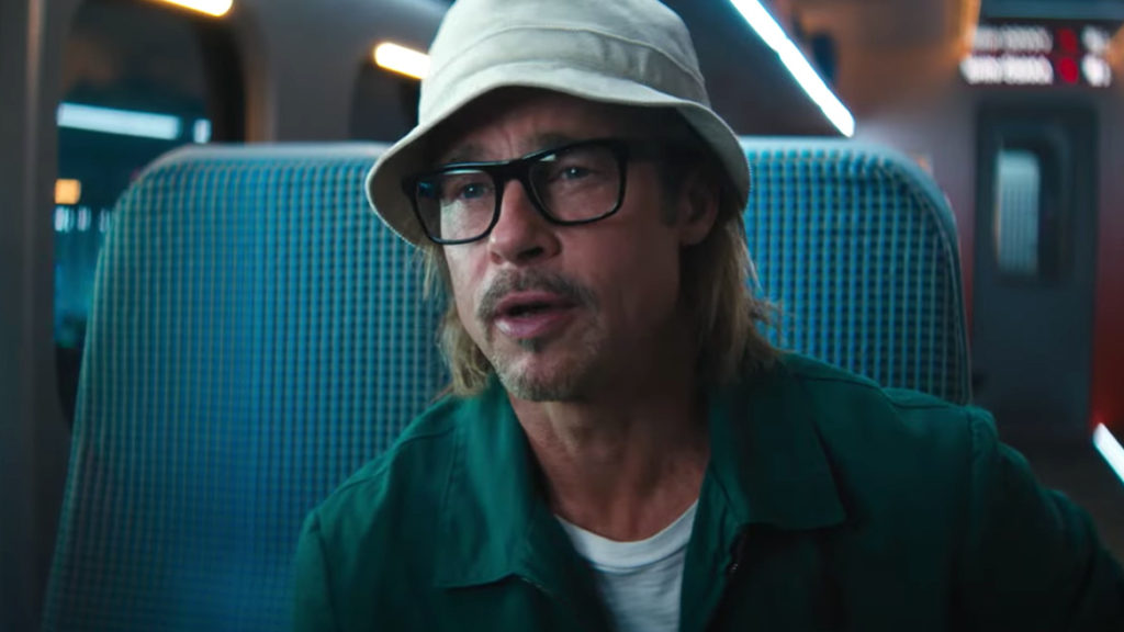 Watch Brad Pitt show his funny side in explicit new Bullet Train trailer