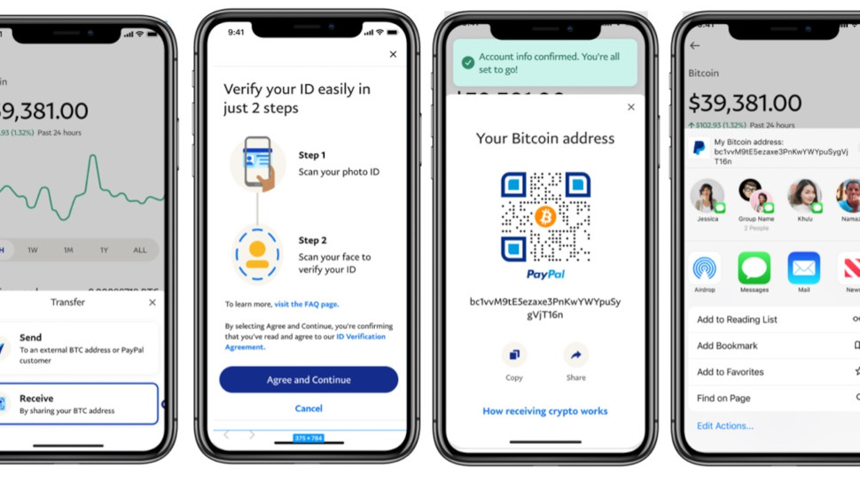 Your PayPal account just became a fully-featured crypto wallet