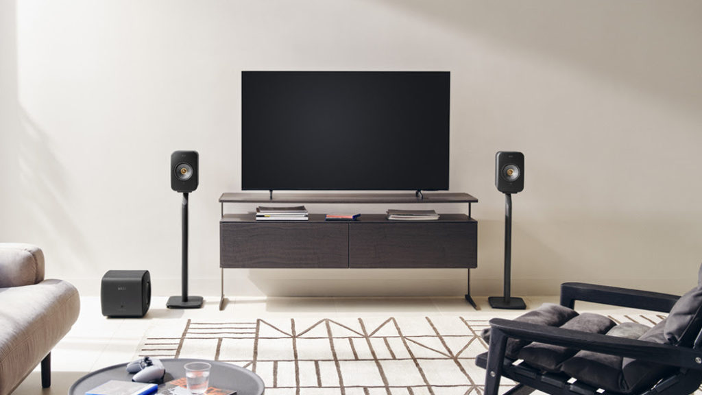 I'd choose KEF's new speakers with HDMI over a TV soundbar any day