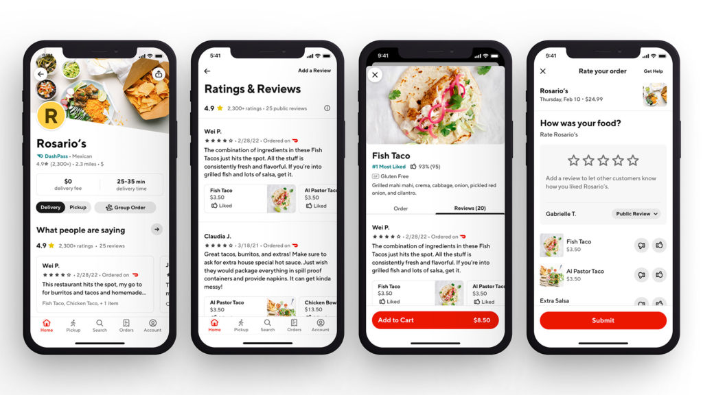 Tell the world your food opinions with DoorDash’s revamped review system