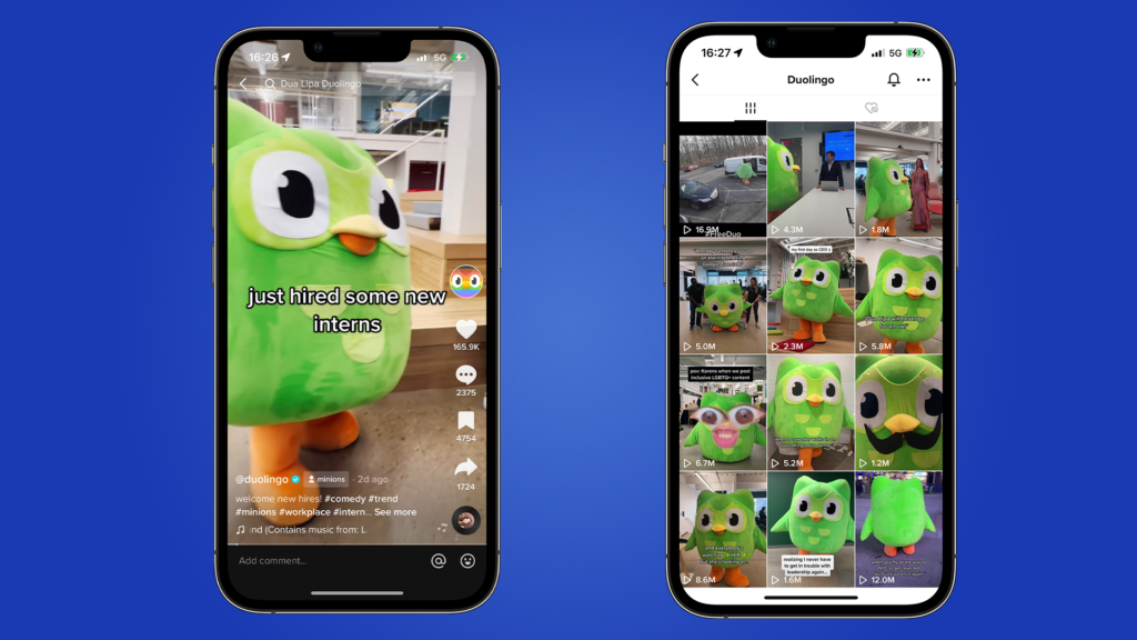 How Duolingo went viral on TikTok to millions of users