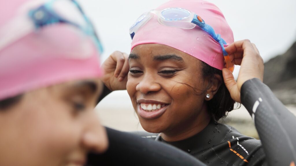 How I used waterproof headphones to power through my swims during triathlon training