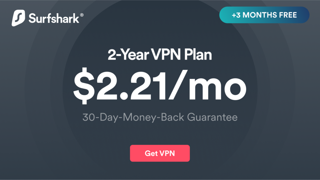 Bag yourself 3 months free with our exclusive Surfshark VPN deal