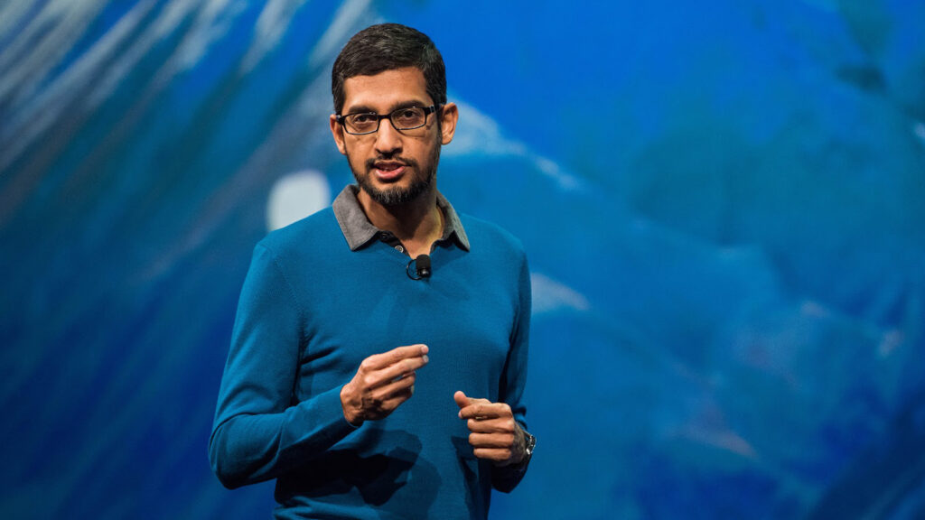 Google CEO makes plea for productivity, efficiency