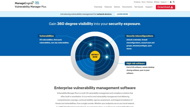 ManageEngine Vulnerability Manager Plus