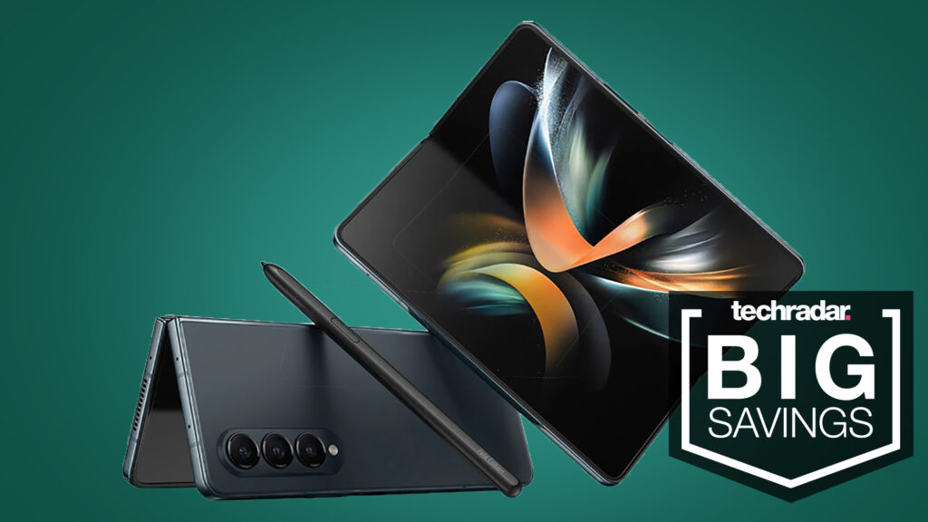 Save £580 on a Samsung Galaxy Z Fold 4 by trading in your old tech - that's a third off