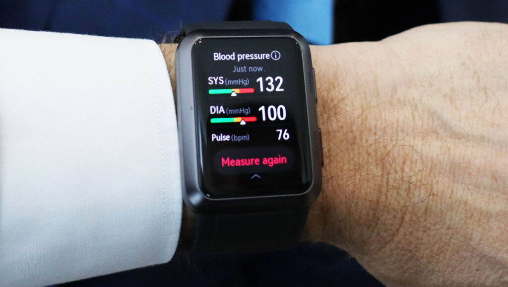 I took my blood pressure with a smartwatch and I want to do it again