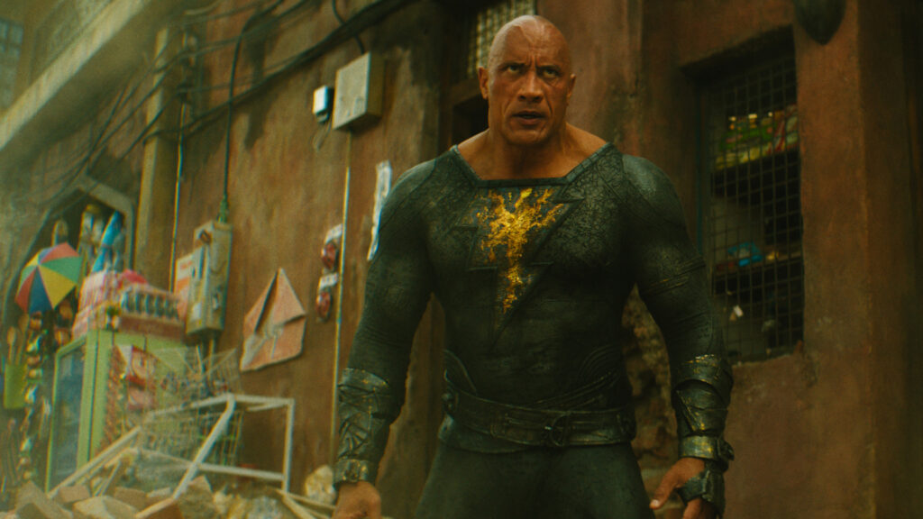 Dwayne Johnson battles helicopters, Justice Society and demons in new Black Adam trailer