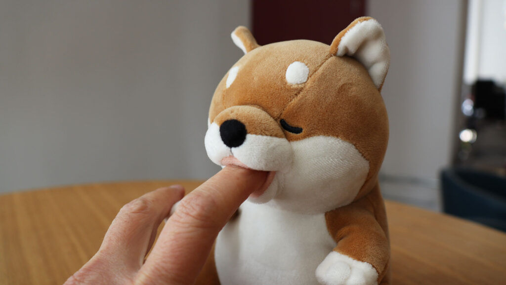 This robot toy nibbles my finger - and I'm okay with that