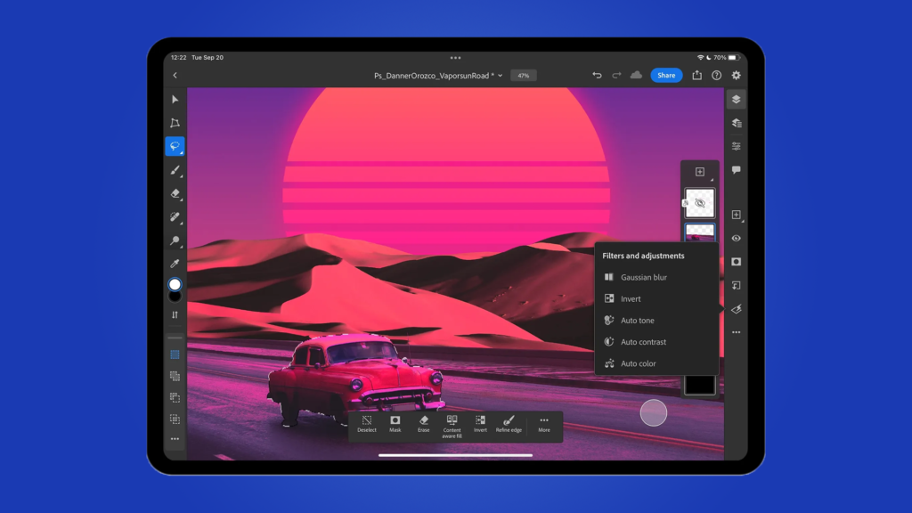 Adobe's updates to Photoshop on the iPad lays down a promising future