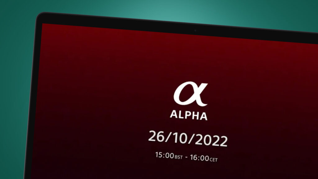 How to watch today's big Sony Alpha camera launch