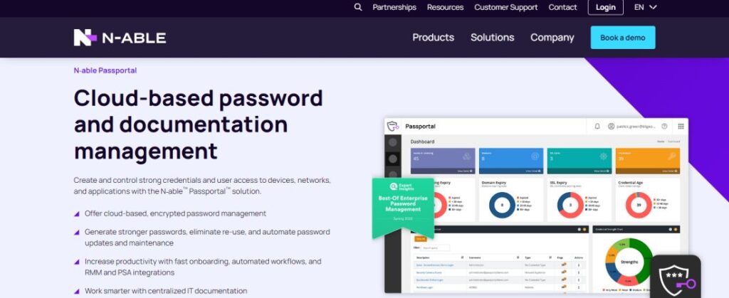 N-Able Passportal password manager