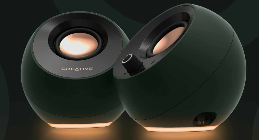 Creative's new wireless desktop speakers add RGB lighting too, because why not