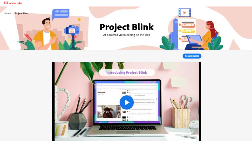 Adobe Project Blink preview